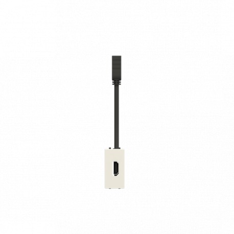 Niessen 2CLA215571N1101 Toma HDMI hembra-hembra c latiguillo BL